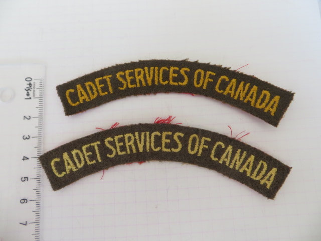 Canada Cloth Shoulder Titles and Badges